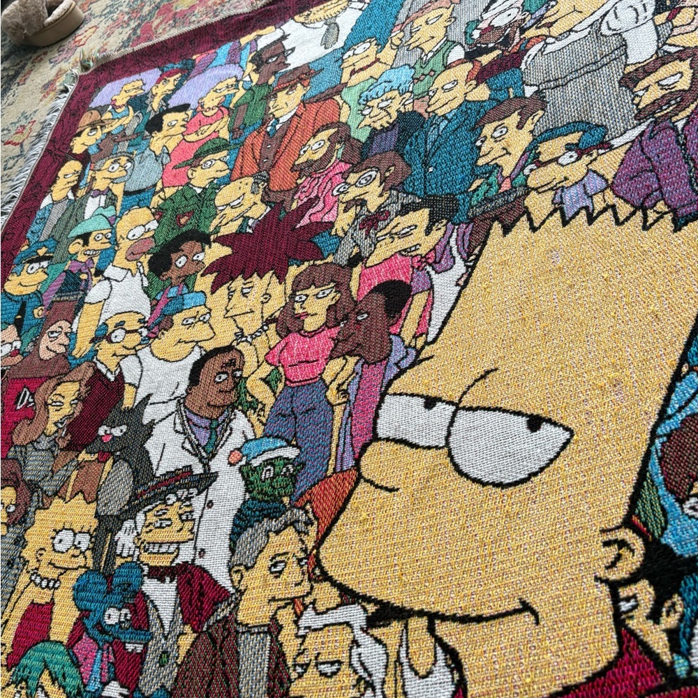 The Simpsons Cast Tapestry